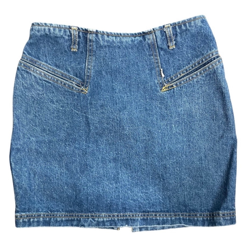 Vintage Guess jean skirt by Georges Marciano  with back zipper